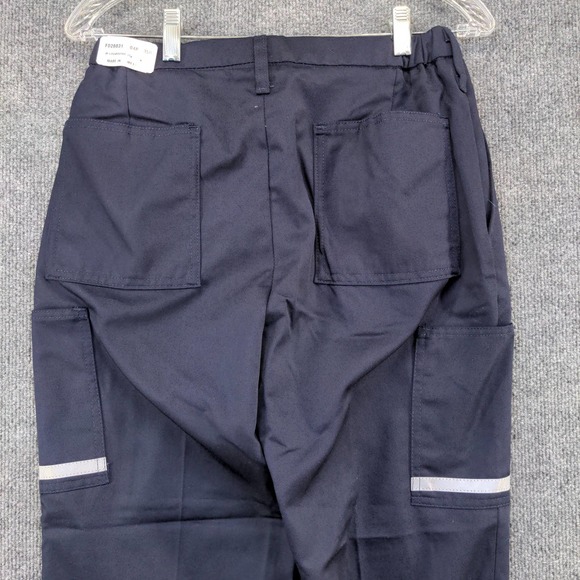 FedEx Stan Herman Womens Reflective Uniform Pants Blue Size 04P-35U Pockets - Picture 8 of 11